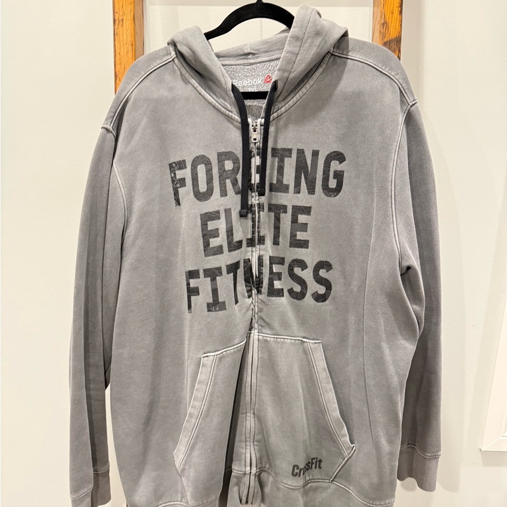 Reebok Light Gray Hoodie